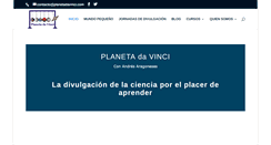 Desktop Screenshot of planetadavinci.com